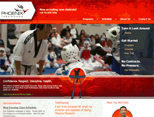 Tablet Screenshot of phoenixtkd.net